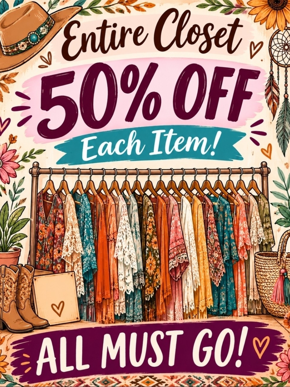 Closet Sale